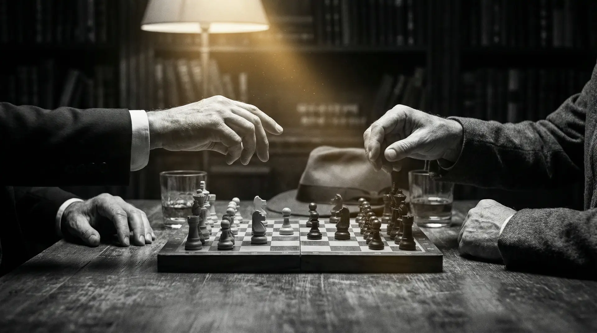 小东西这才一根而已 艺术探索系列 - 非线性叙事，棋盘上的对弈象征命运的交错